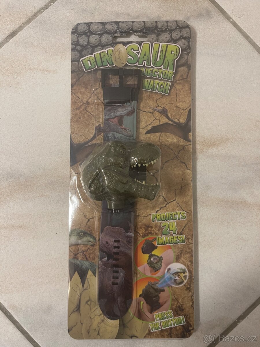 Nové hodinky Dinosaurus s projekcí.