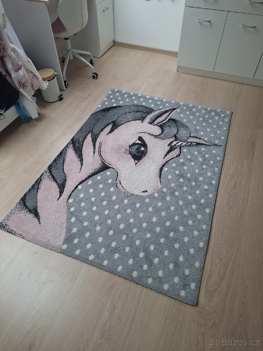 Dětský koberec unicorn-jednorožec