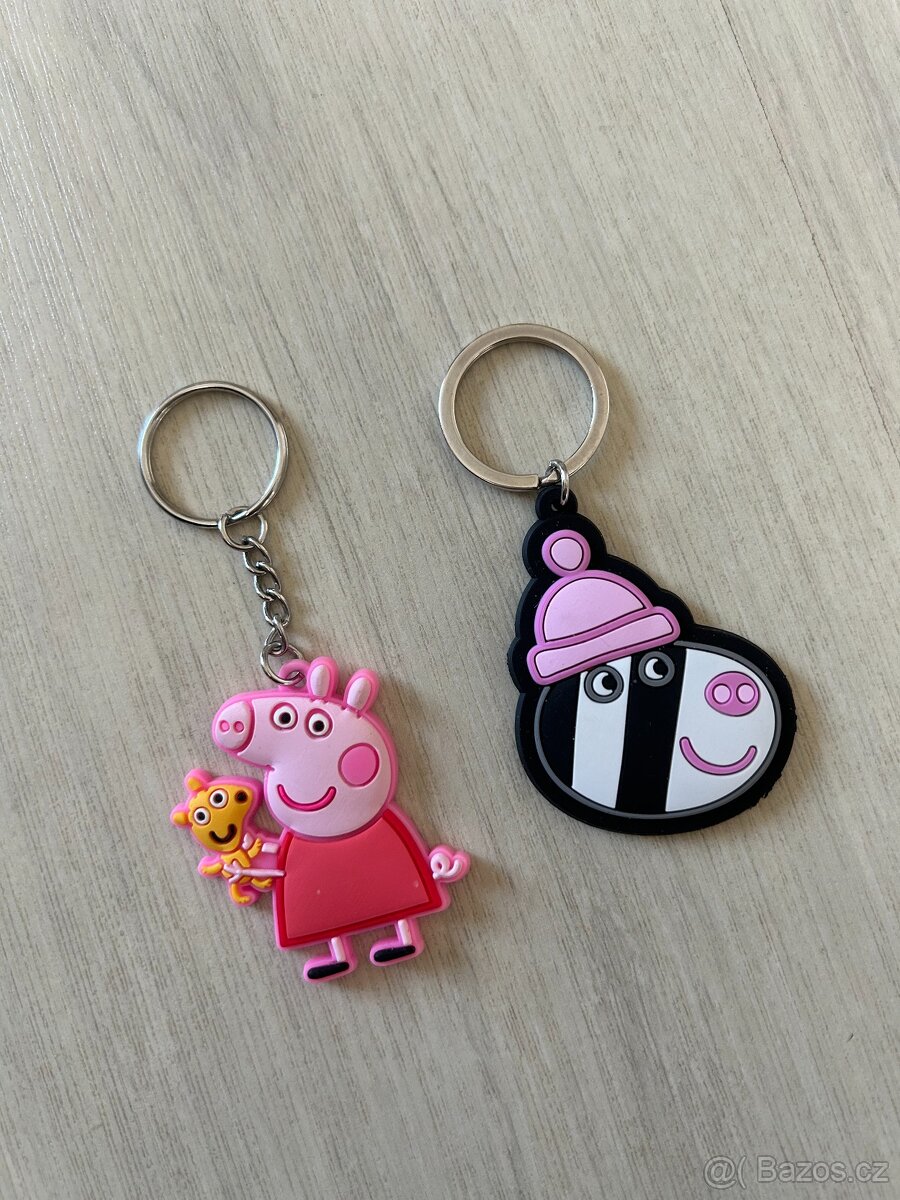 Nové přívěsky na klíče Peppa Pig set 2 ks