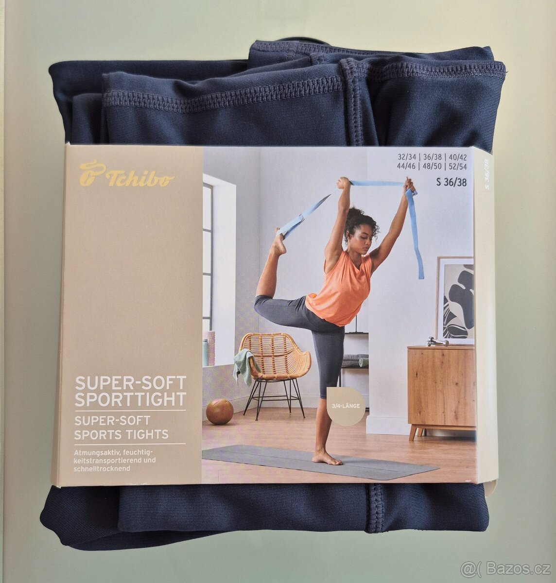 Sportovní legíny Tchibo vel. S (36/38), nové