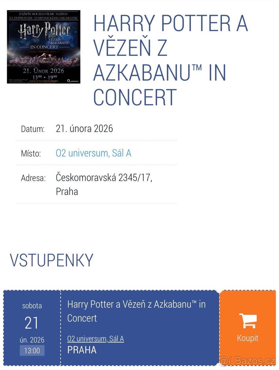Harry Potter a vězeň z Azkabanu in concert
