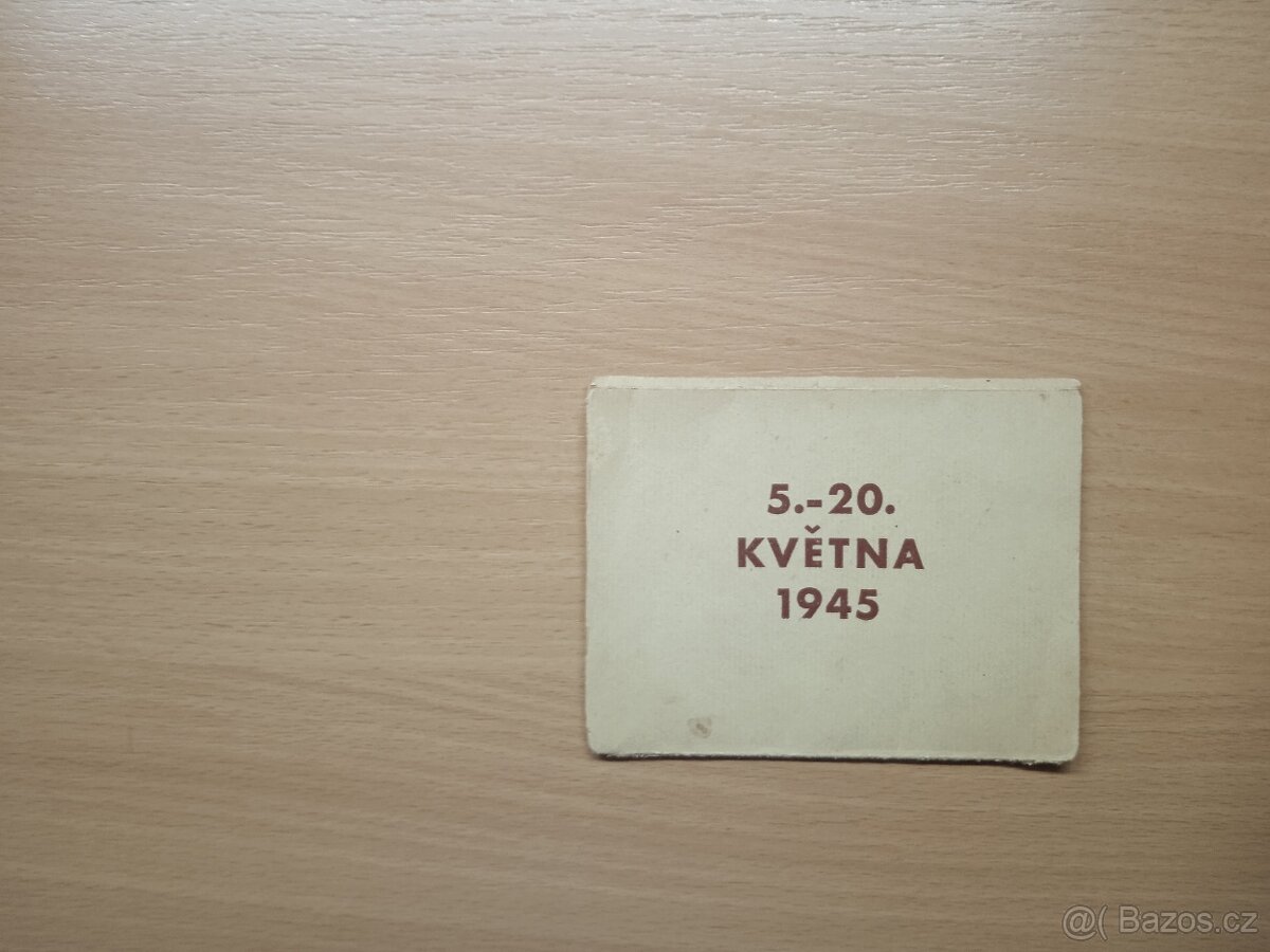 Historická pohlednice 5. května 1945 - Praha
