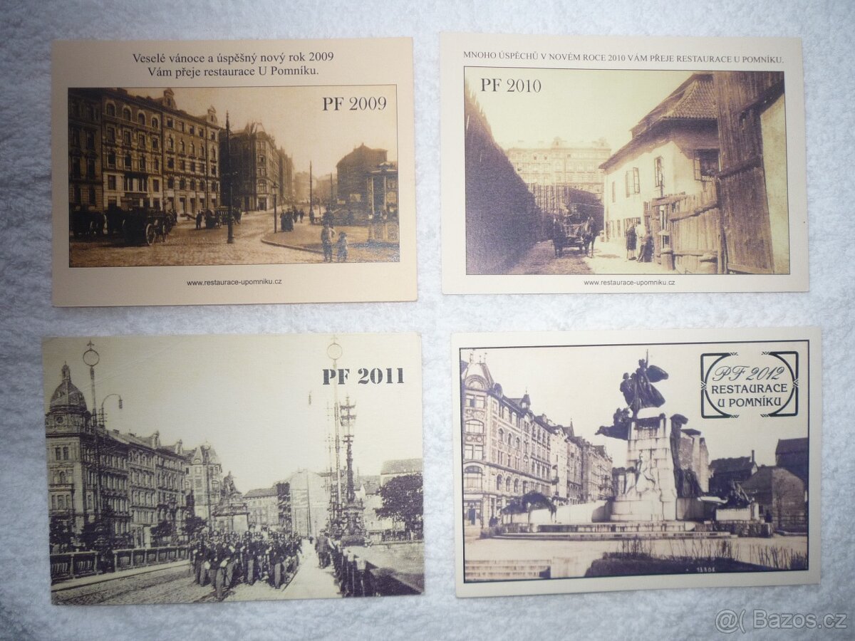 Pohlednice - restaurace U Pomníku