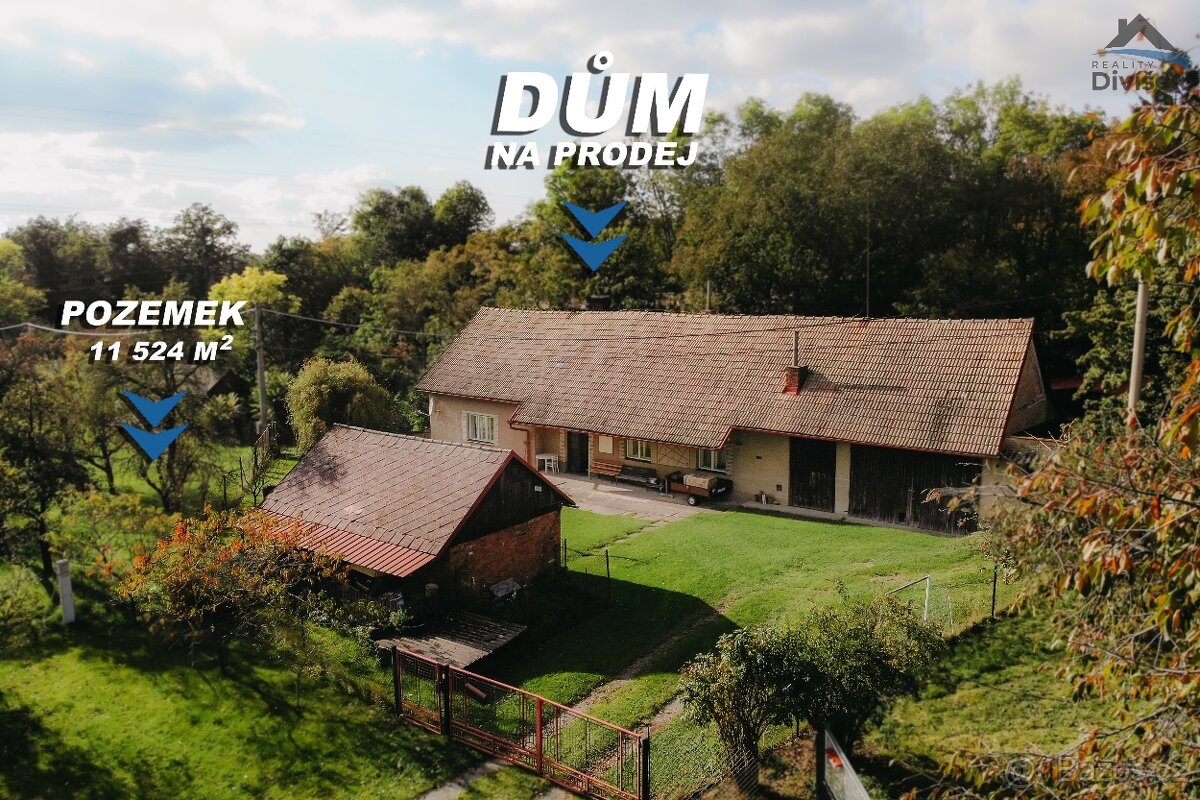 SLEVA - Prodej rodinného domu na polosamotě