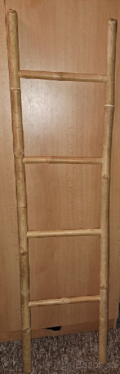 Dekor.žebřík bambus. 150x40cm.
