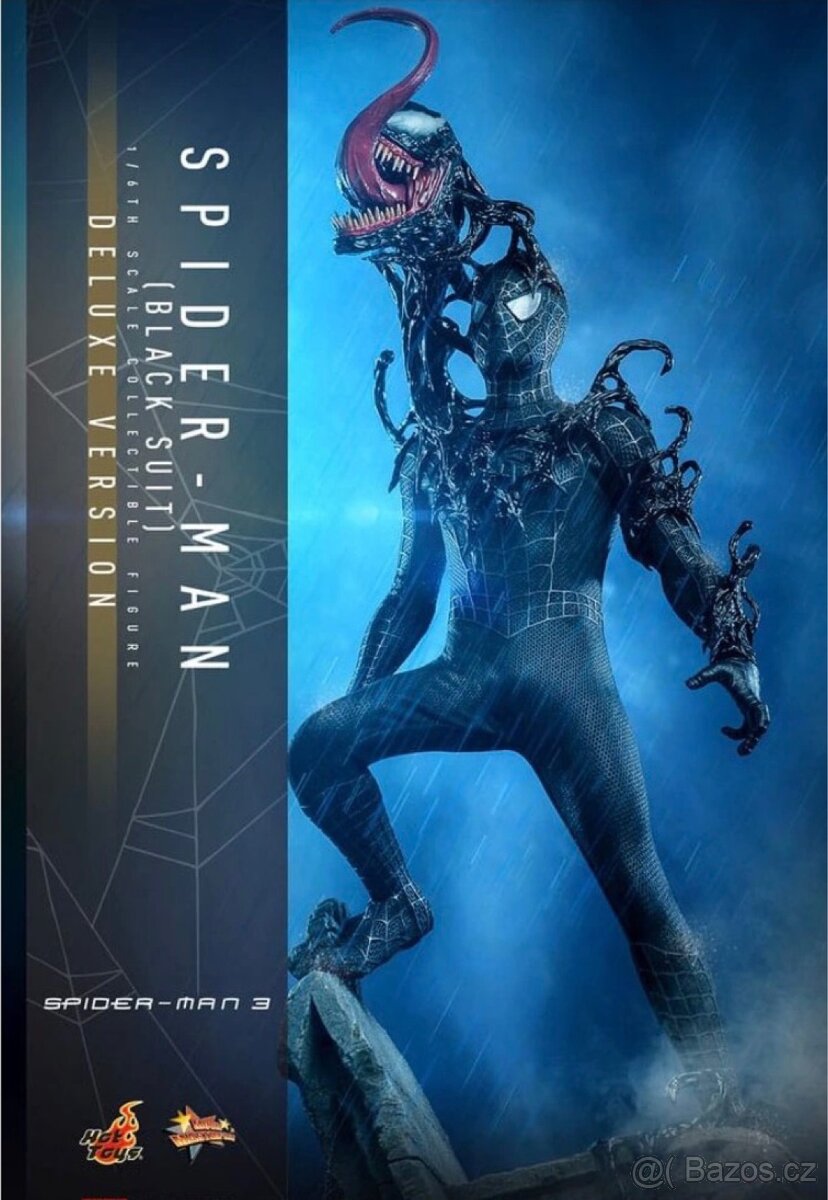 Hot Toys Spider Man Black Suit Deluxe