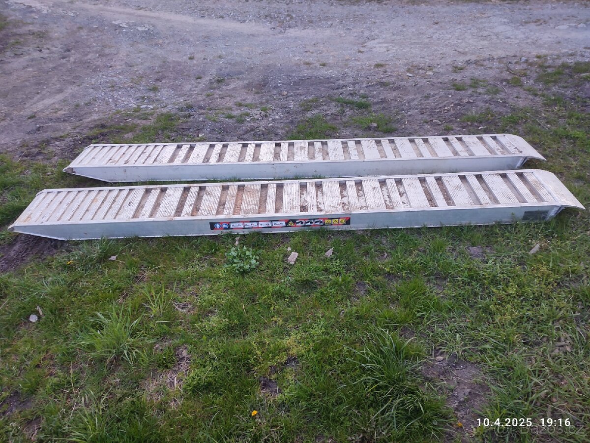 Půjčím hliníkové nájezdy 5t