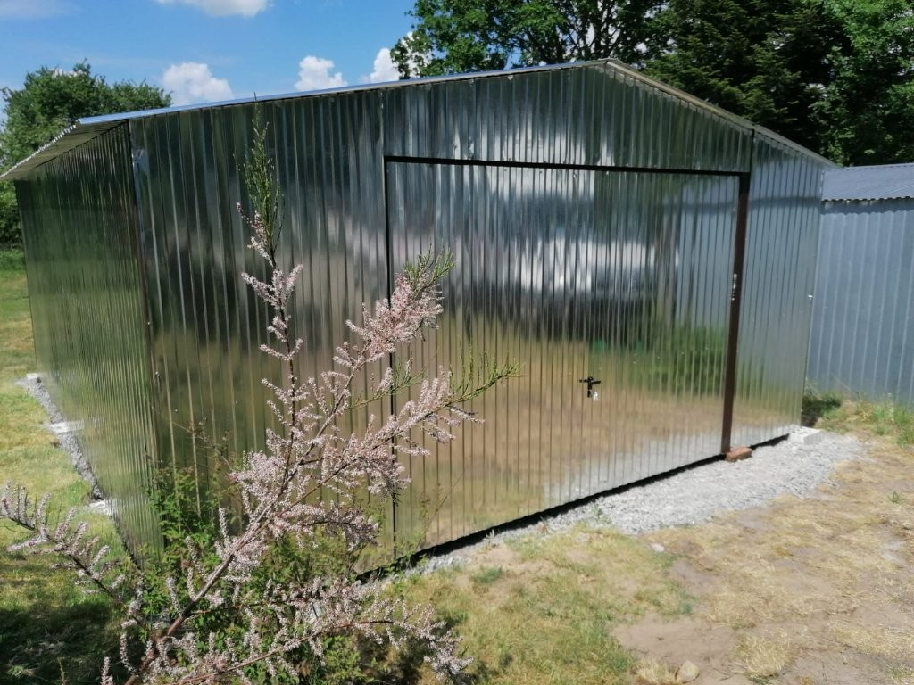 Garáž 5x6, sedlová střecha