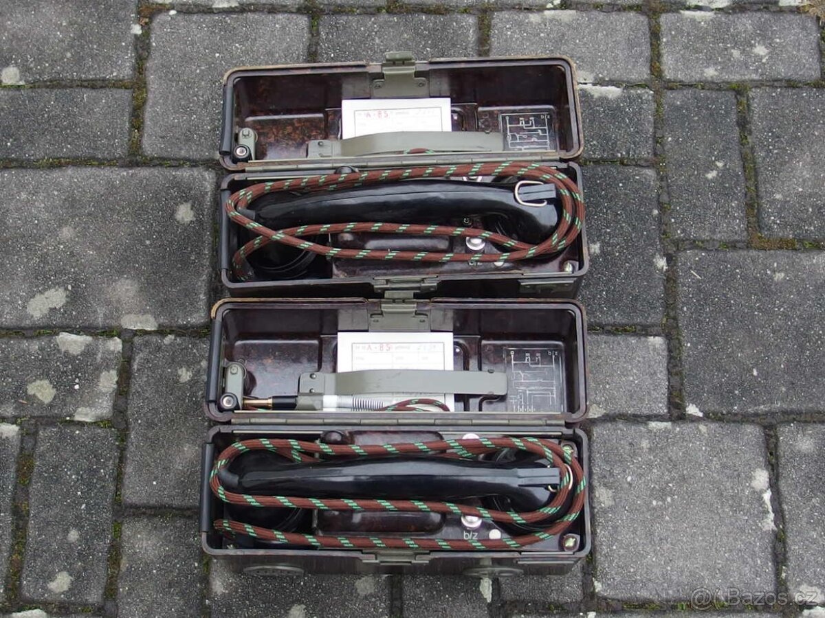 Polní telefon TP 25 - nepoužívaný