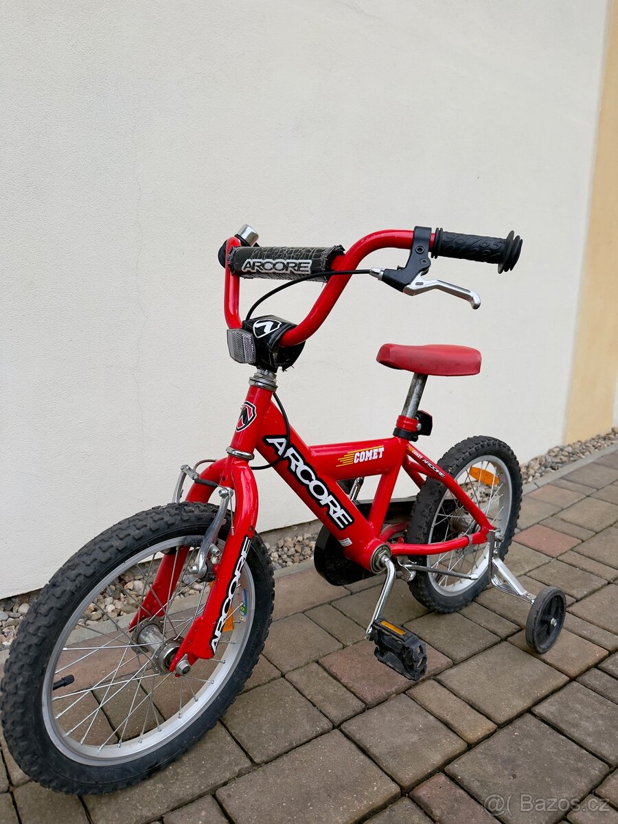Dětské kolo + balanční kolečka