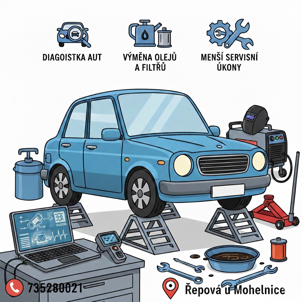 Servis a diagnostika automobilů, příprava na STK.