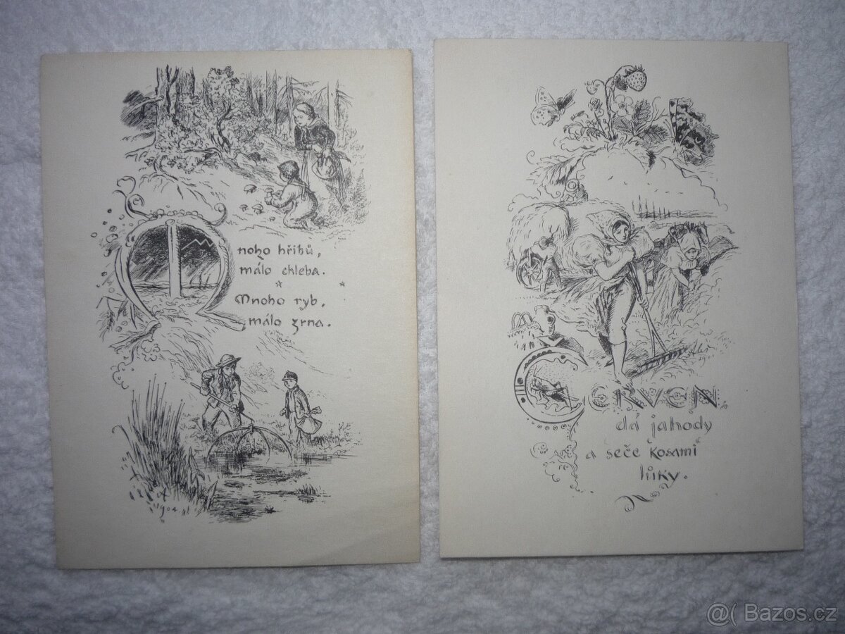 Pohlednice - Mikoláš Aleš