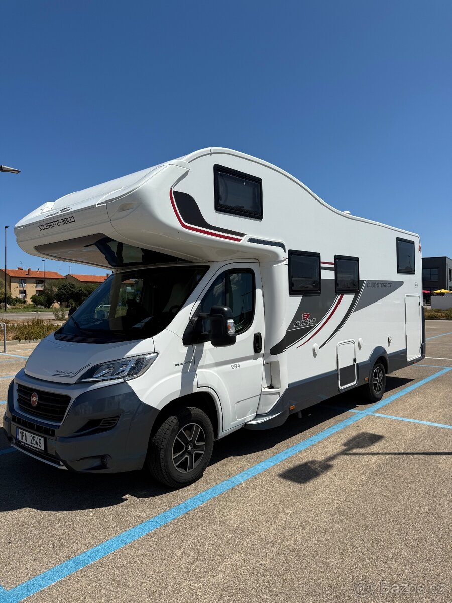 Prodám obytné auto Fiat Ducato nástavba rollerteam