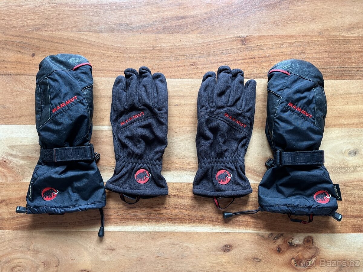Rukavice Mammut Gore-Tex – set 2v1 – vel. 9 (L)