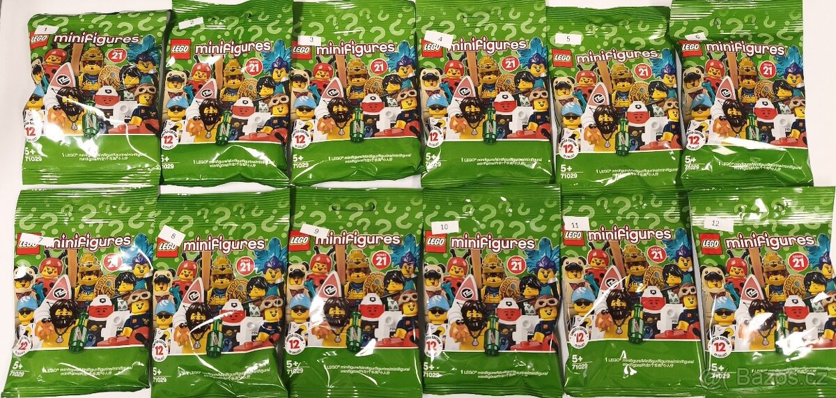 Lego minifigures 21. Série 71029 - celá série - Nové