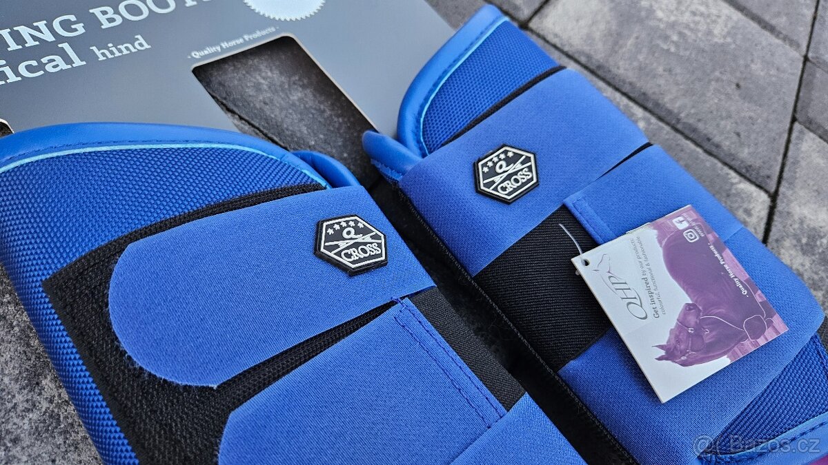 Set chráničů královsky modrých