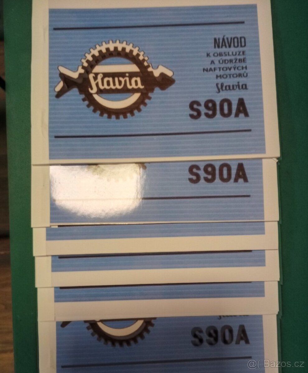Návod k obsluze motory Slavia S90A.
