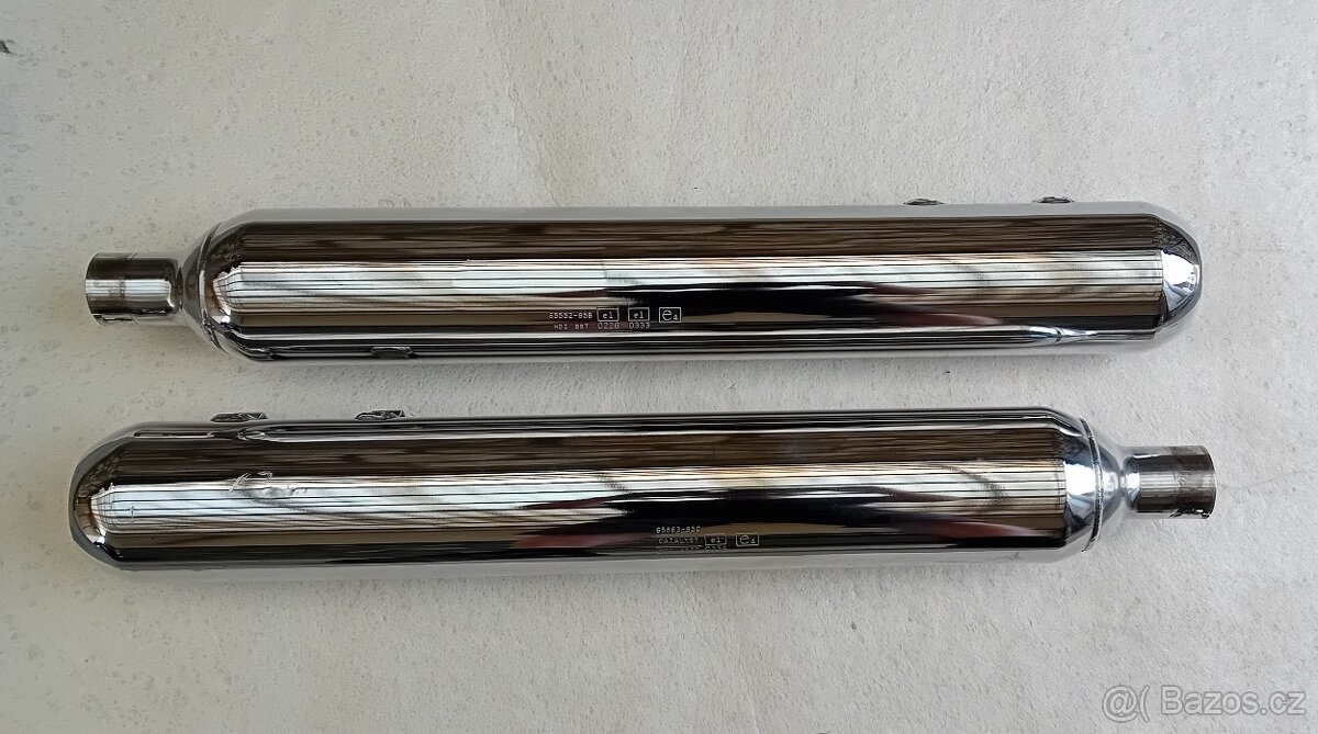 Harley-Davidson Touring Twin cam a Evo výfuky