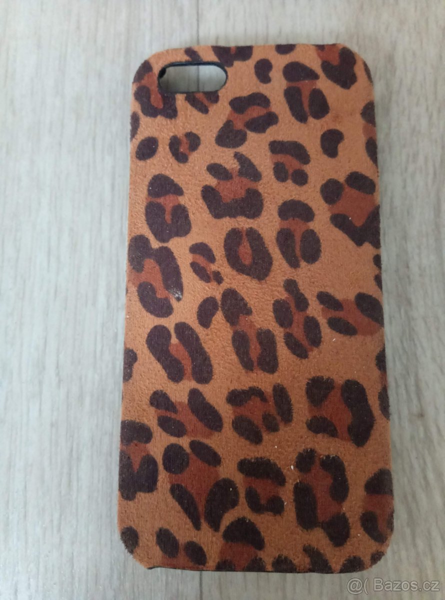 Ochranný kryt na iPhone5 a iPhone5S "leopardí kůže"
