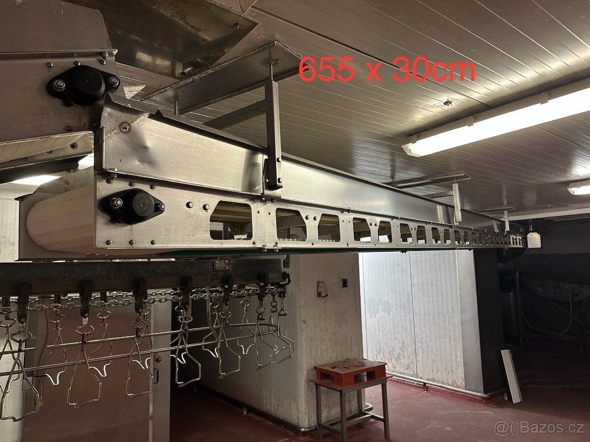 Pásový dopravník nerezový 30 x 350cm