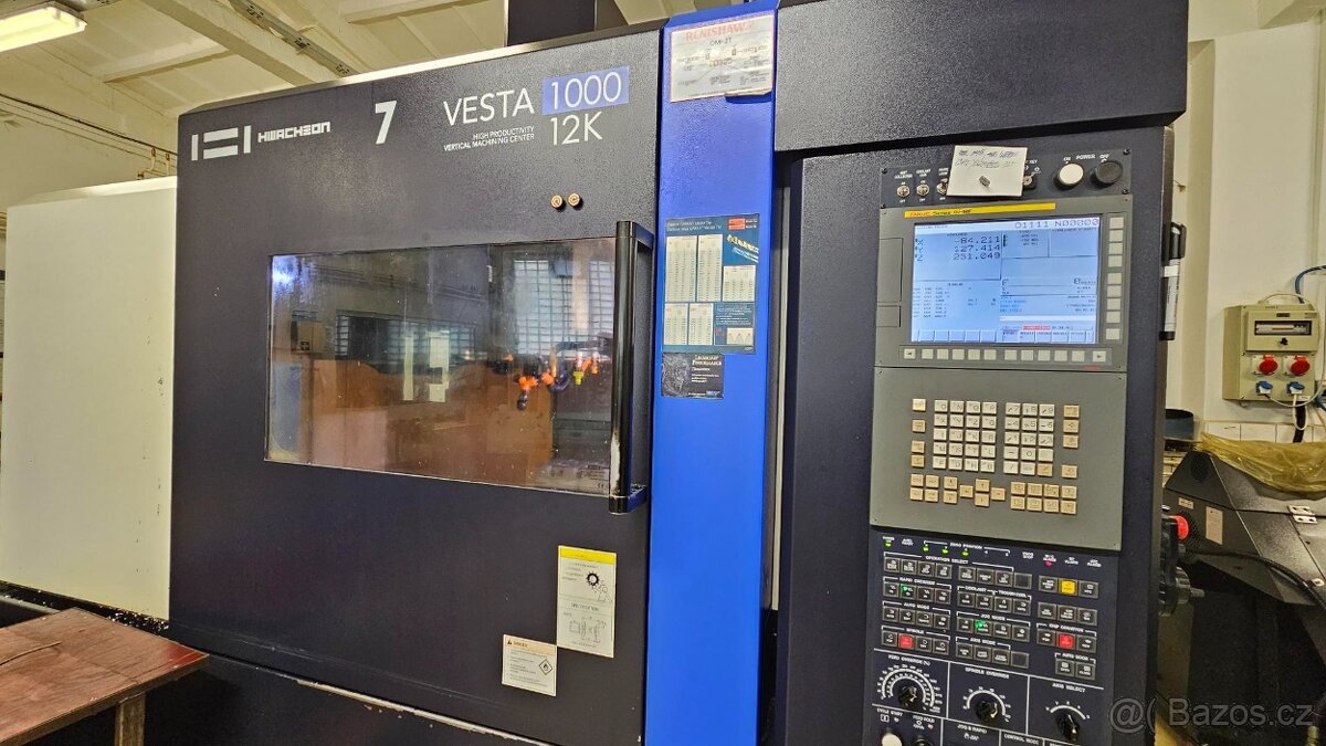 CNC frézovací centrum Hwacheon Vesta 1000 12K