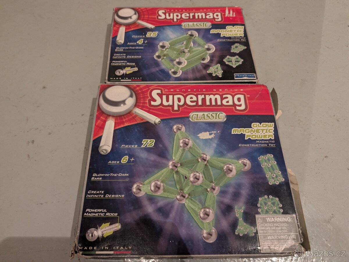 Magnetická Stavebnice SUPERMAG