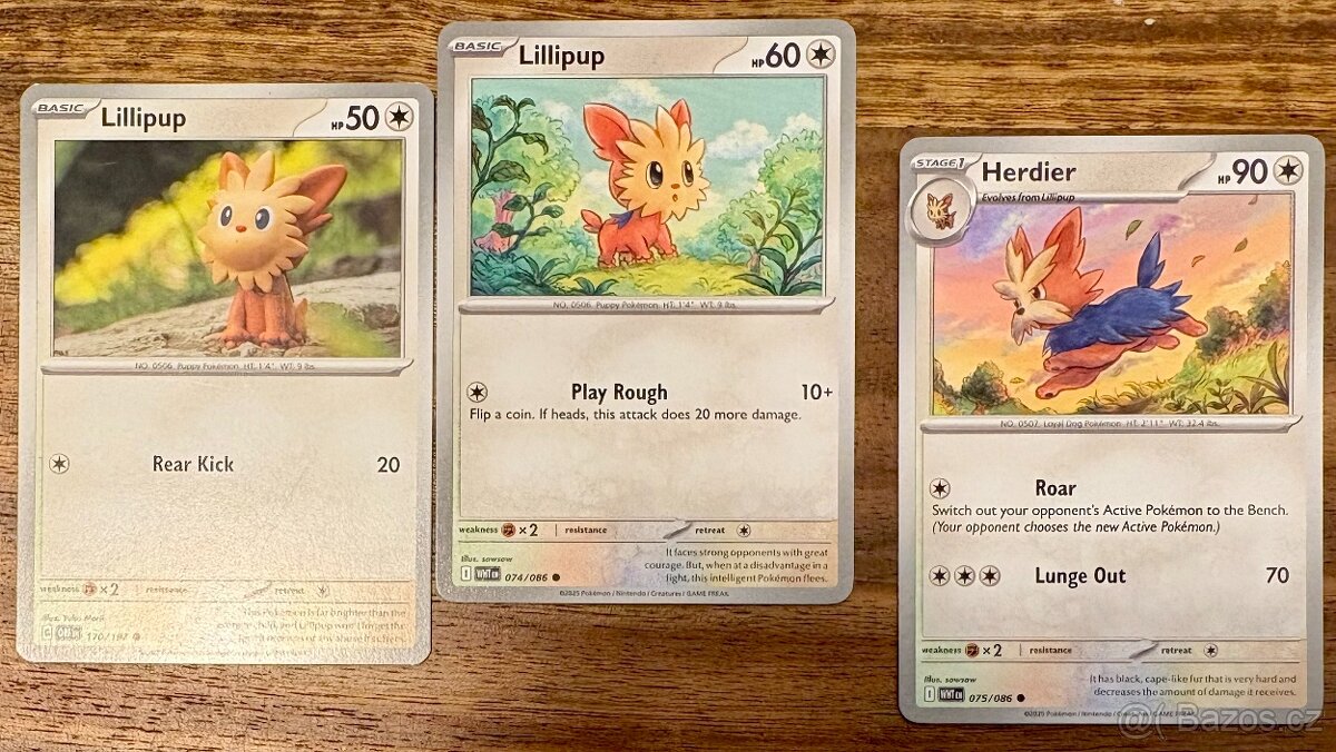 Pokémon TCG 2x Lillipup + Herdier