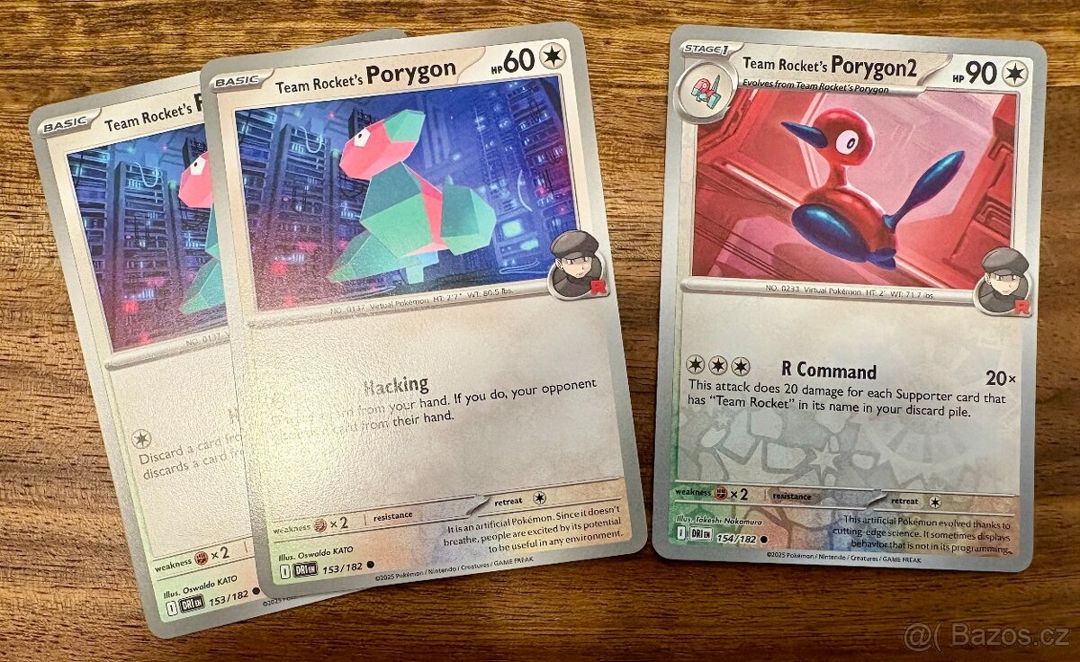 Pokémon TCG 2x Porygon + Porygon2 Destined Rivals