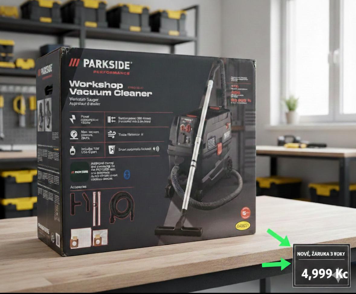 Profi vysavač PARKSIDE PERFORMANCE PPWD 30 B2