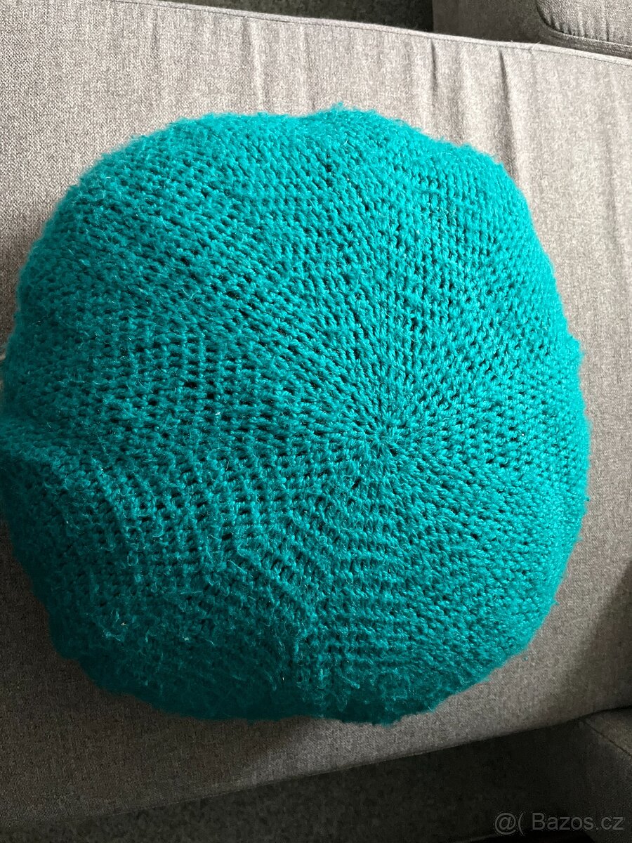 Polštář na sezení- tyrkys