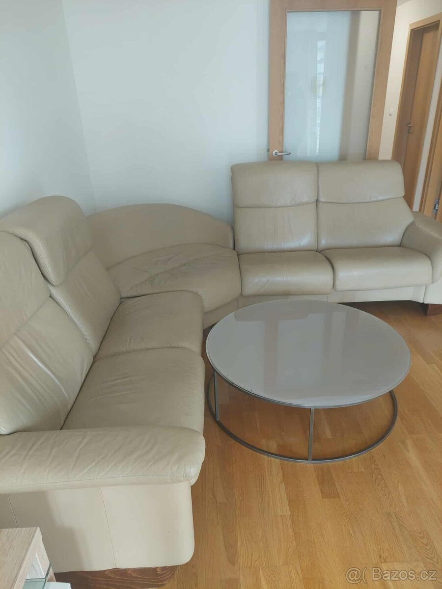 kožená rohová sedací souprava(velka)
