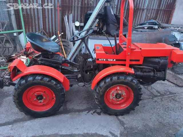 Prodám malotraktor MT8-132-2 motor slavia dvouválec diesel