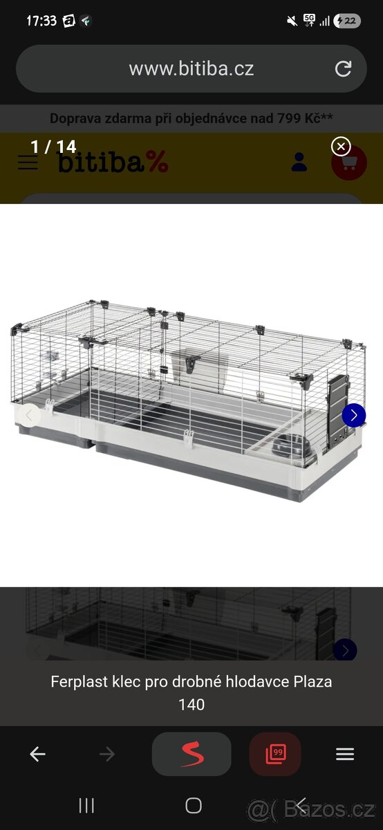 Ferplast klec pro morčata