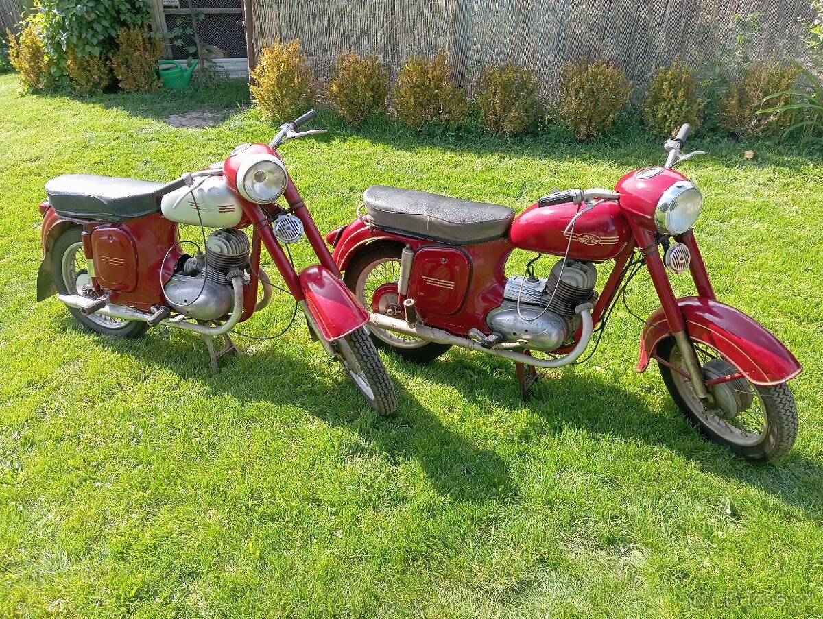 2X JAWA 250 BEZ TP.