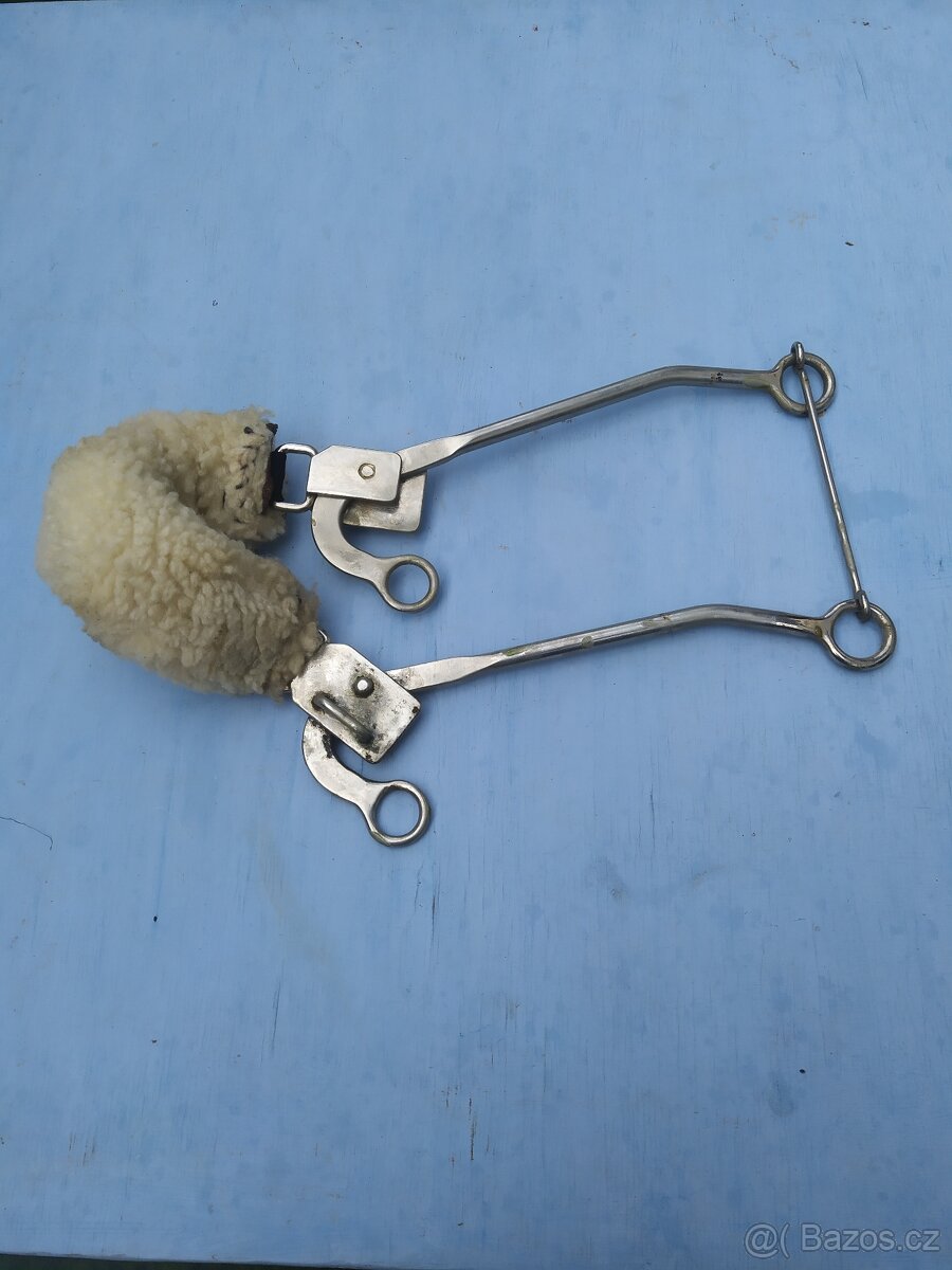 Western otěže, pákové udidlo, hackamora