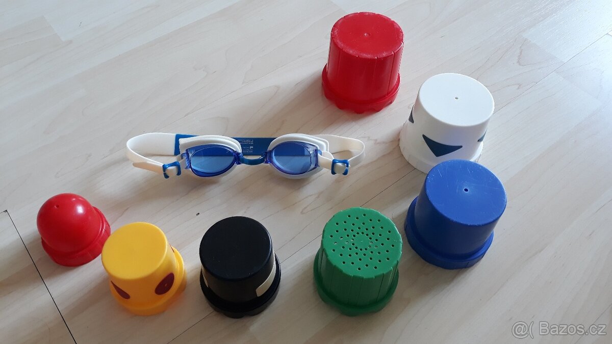 Brýle na potápění + sada kalíšků do vody