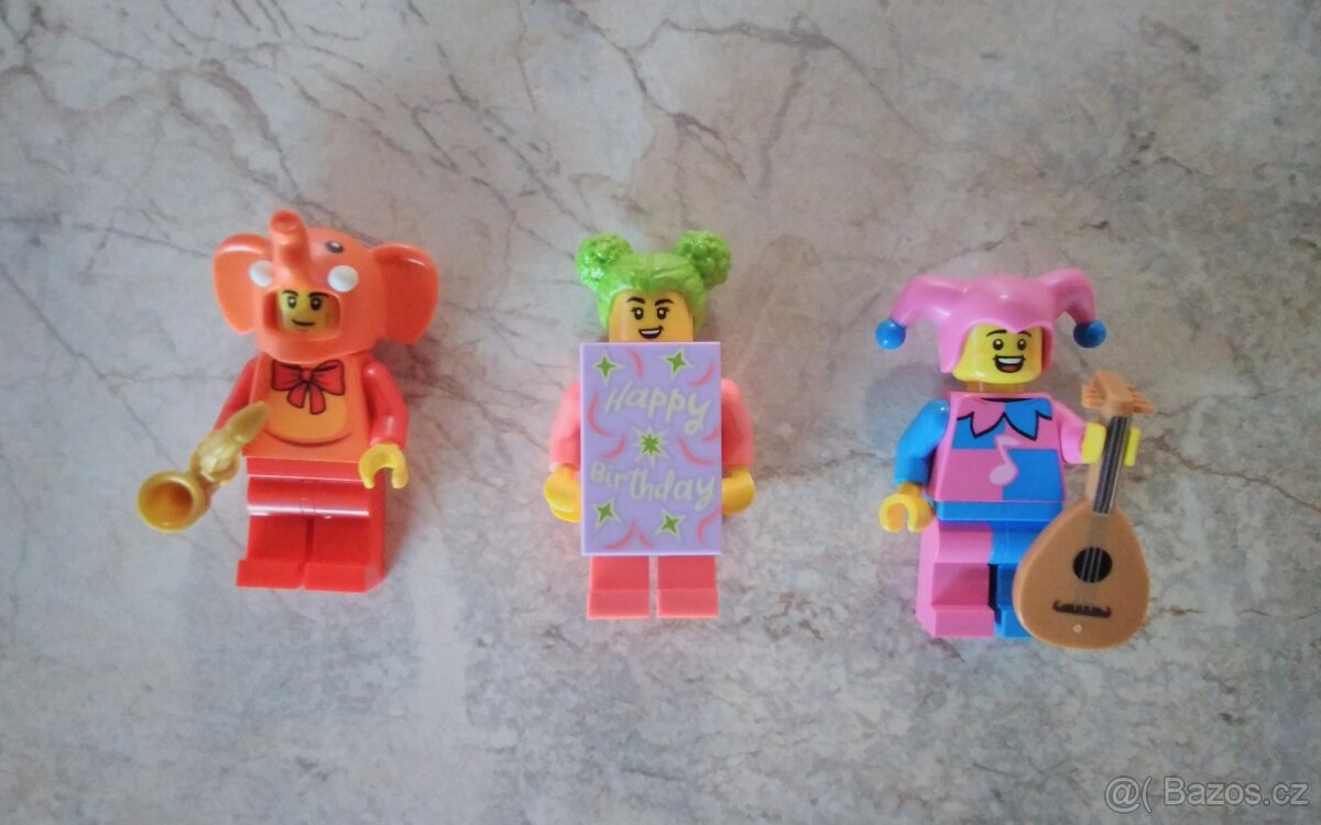 Lego převleky, šašek / castle minifigurky