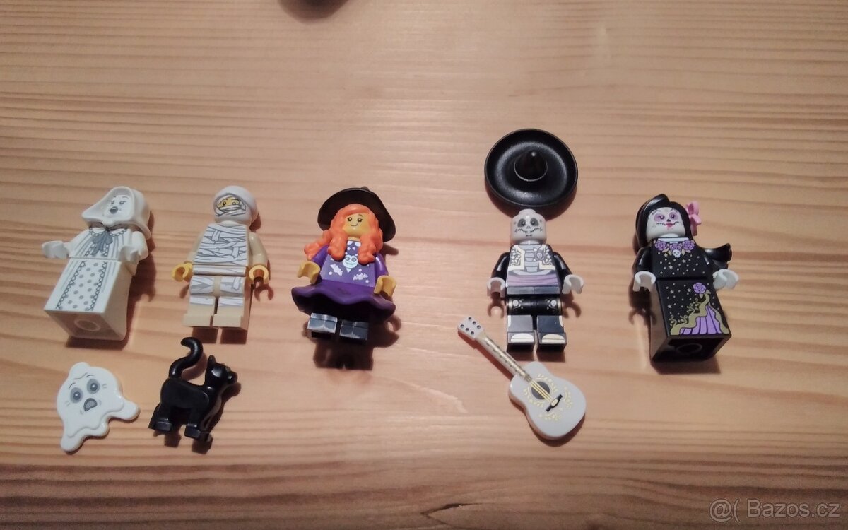 Lego minifigurky halloween / duchové / čarodějky / strašidla