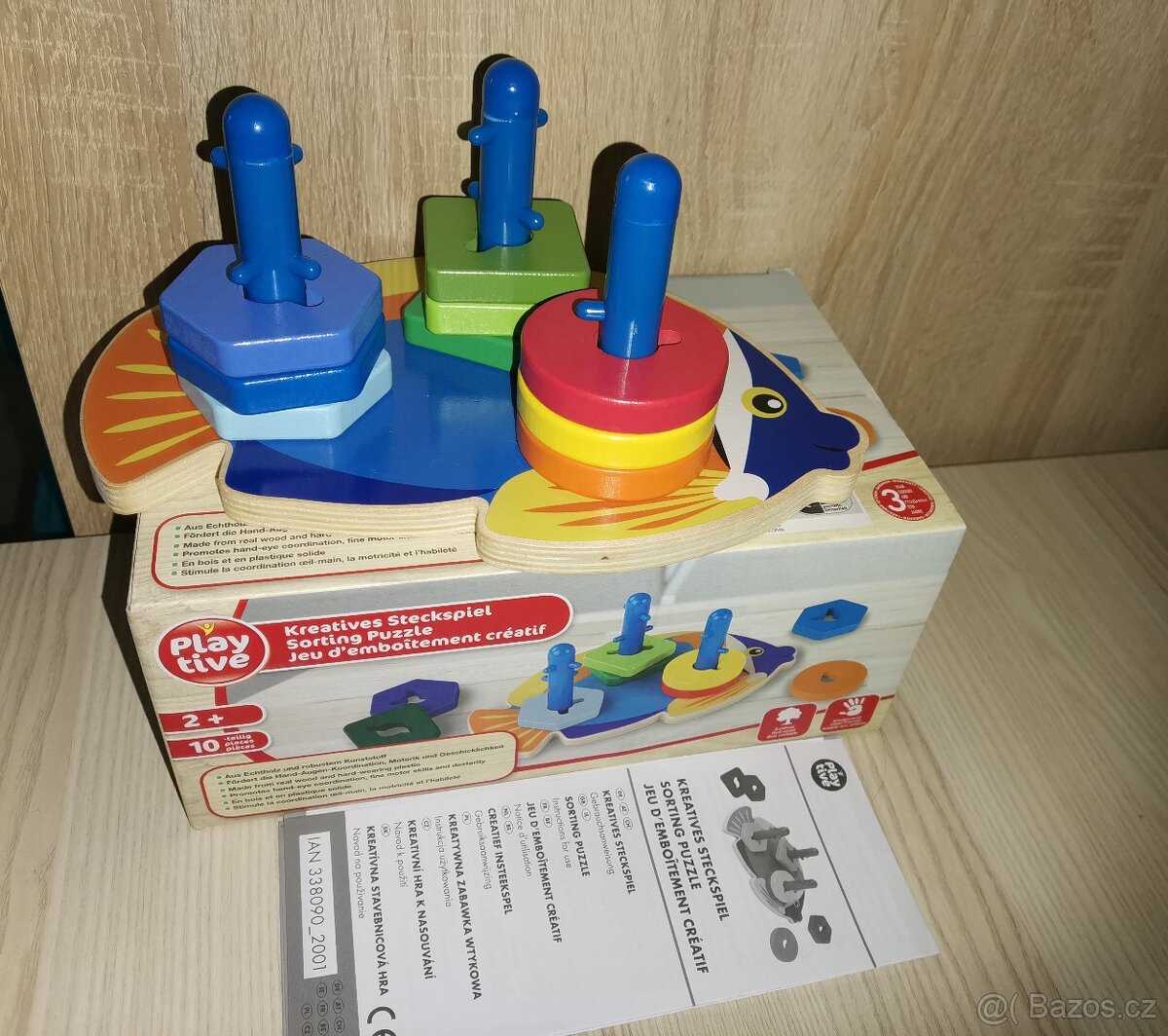 Playtive dřevěná motorická ryba