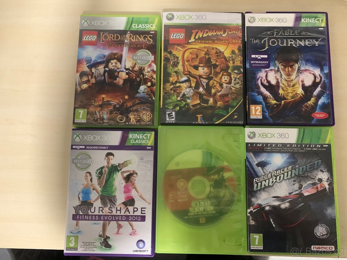 Xbox 360 HRY možnost Dobírky