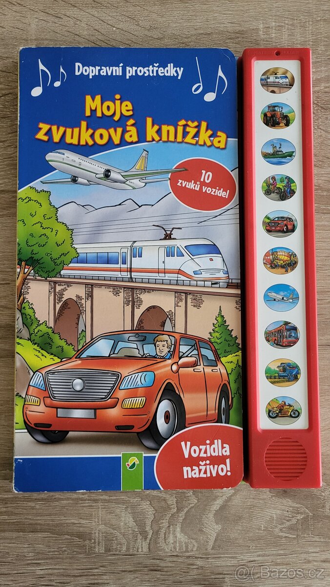 Moje zvukova knizka 10 zvuku vozidel