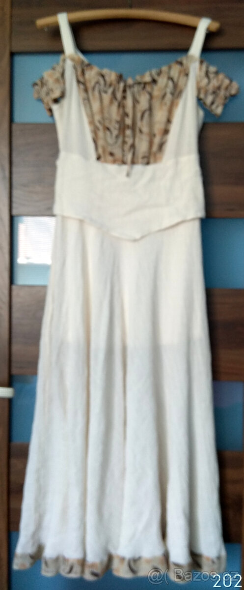 Dlouhé šaty s volánem, vel. 40