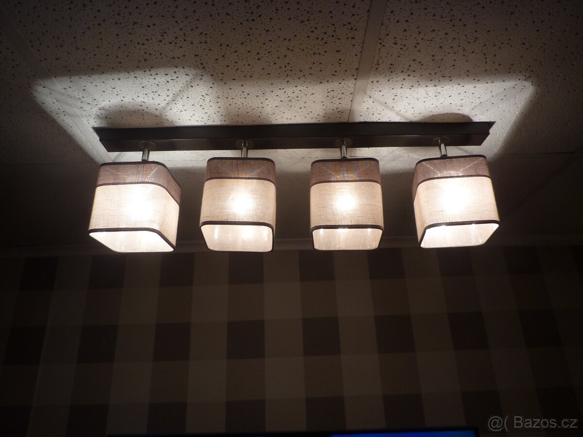 Stropní svítidlo SOLAR, délka 87 cm, 4x 60 W