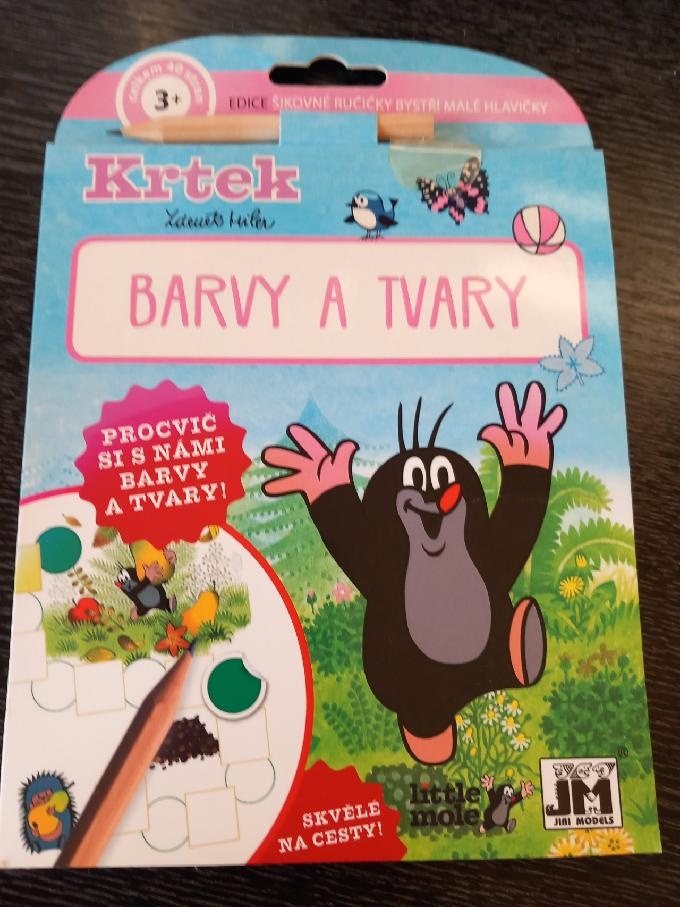 Krtek - barvy a tvary