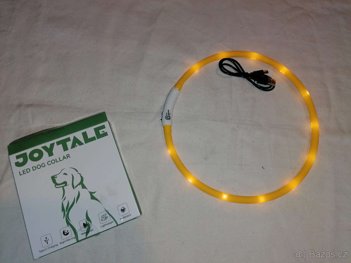 LED obojek pro psy