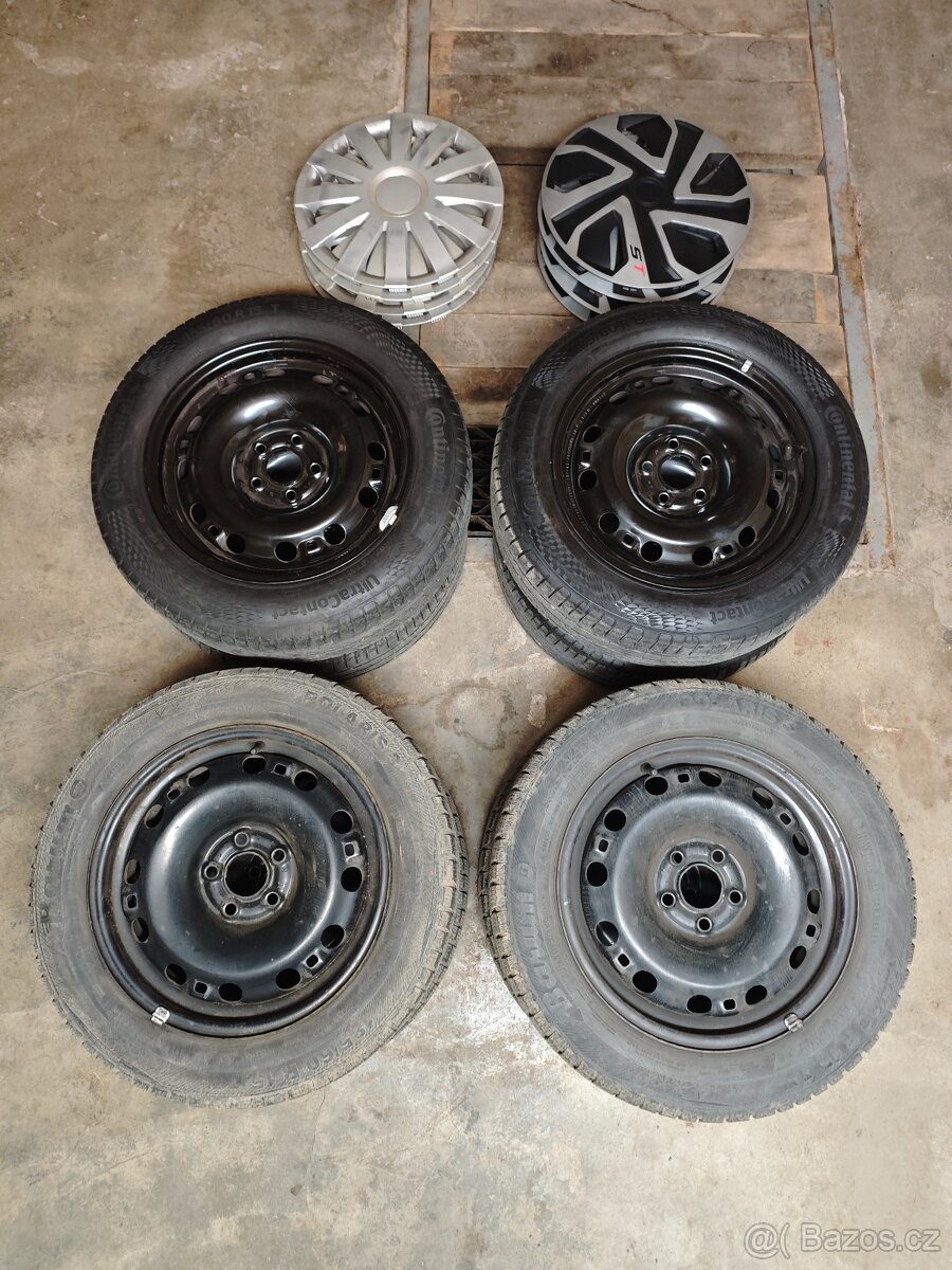 Plechové disky 5x100 r15