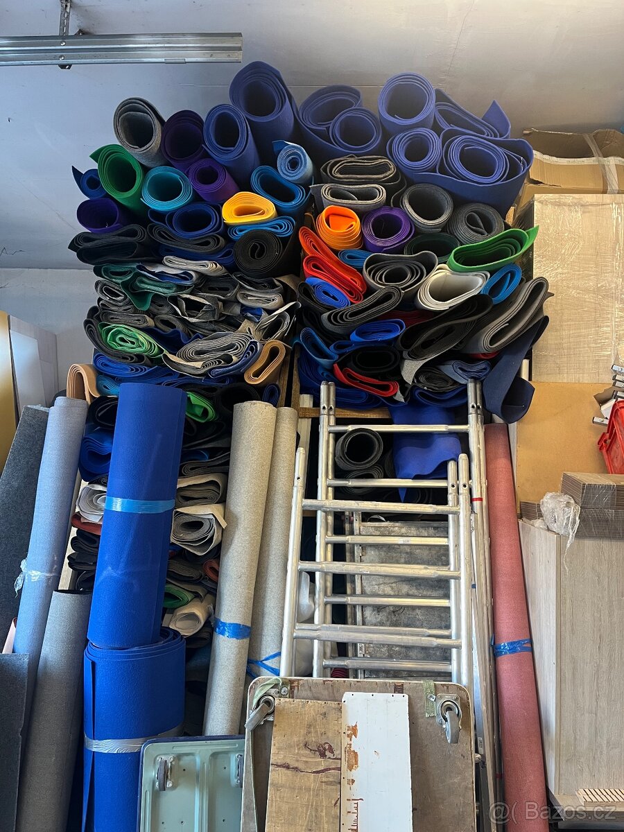 Použité koberce z výstav a veletrhů