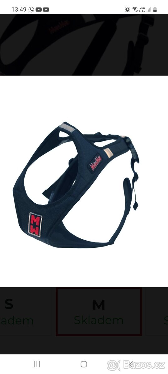 Postroj half lash vel. S