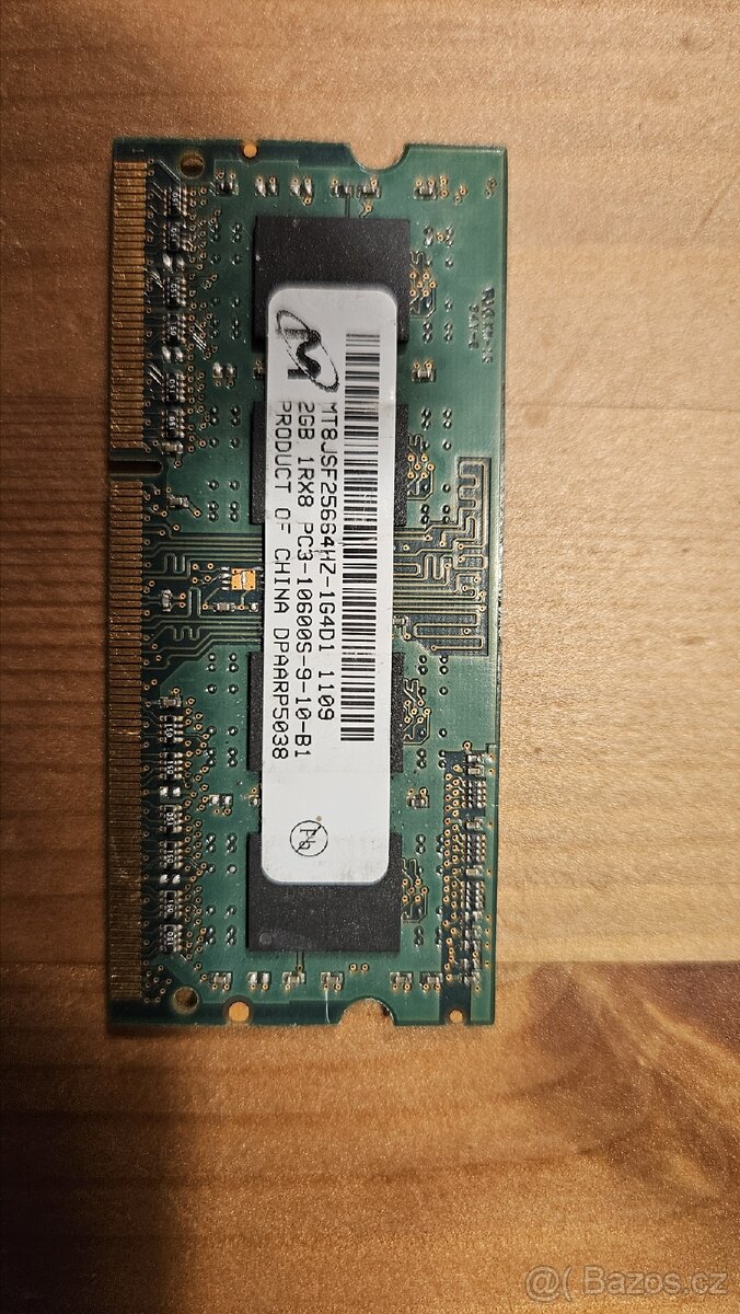 RAM SODIMM 2GB PC3 DDR3