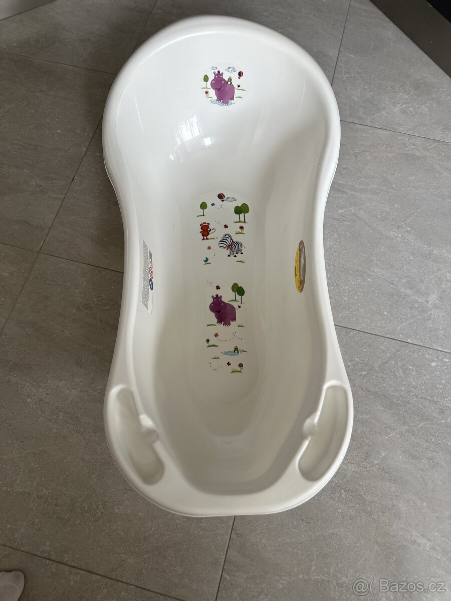 Keeeper dětská vanička Hippo bílá